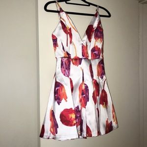 Flower Mini Dress